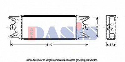 AKS DASIS 407240n -  Интеркулер